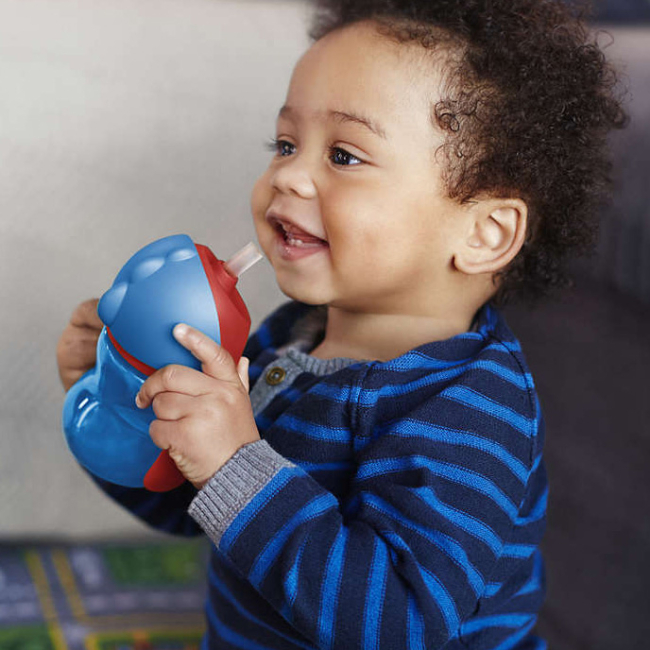 Товари для догляду - Поїльник Avent з трубочкою-непроливайкою синій (SCF796/01)#3