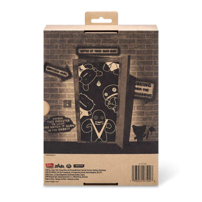 Персонажи мультфильмов - Мягкая игрушка Fuggler FuggGlow Светящийся хаки Грин грин (15716B)#3