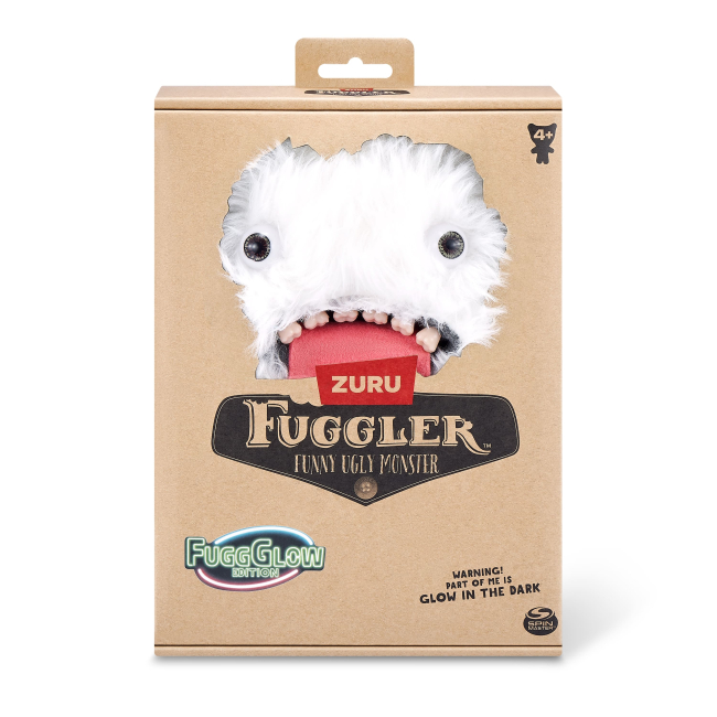 Персонажі мультфільмів - М'яка іграшка Fuggler FuggGlow Сяючо-біла Уга-буга (15716H)#2