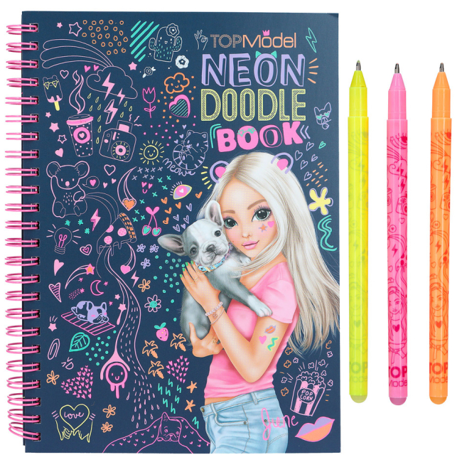 Товары для рисования - Набор для творчества Top Model Neon раскраска с ручками (0411932)#2