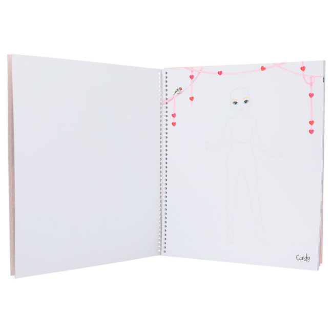 Товари для малювання - Книжка для розфарбовування Top Model Весілля (0412393)#4