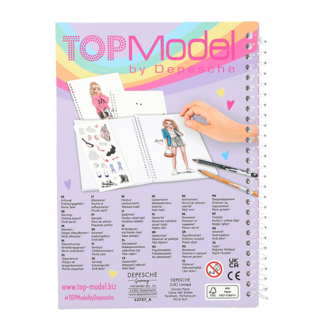 Товари для малювання - Книжка для розфарбовування Top Model Pocket (0412727)#2