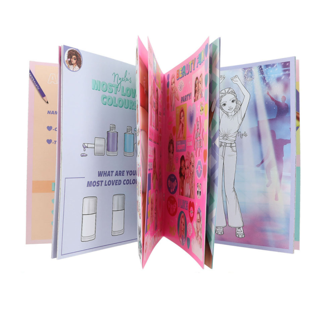 Товары для рисования - Книга для раскрашивания Top Model Бьюти (0413137)#2