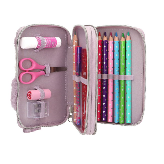 Пеналы и кошельки - Пенал Princess Mimi Пингвин с канцелярскими принадлежностями (0413158)#3