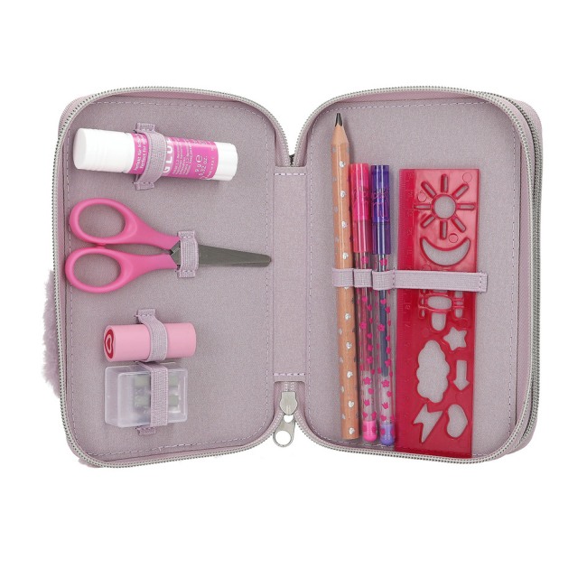 Пеналы и кошельки - Пенал Princess Mimi Пингвин с канцелярскими принадлежностями (0413158)#4