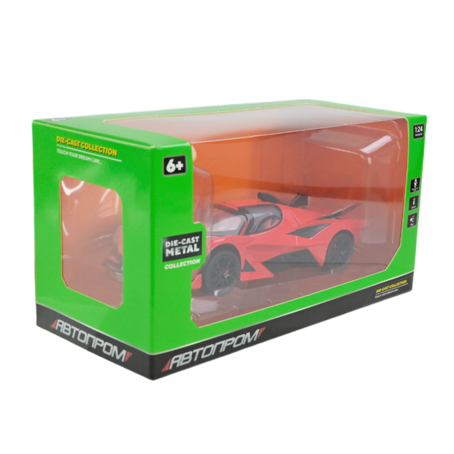 Автомоделі - Автомодель Автопром Lamborghini червона (AP7703/2)#4