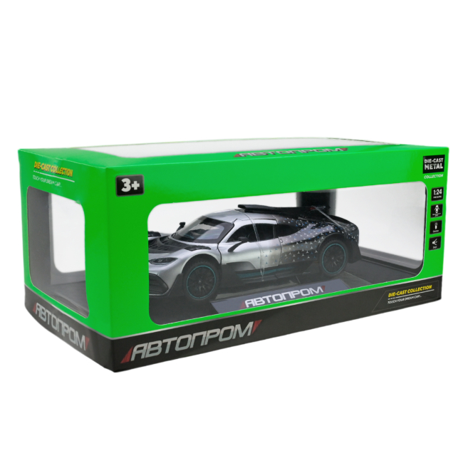 Автомодели - Автомодель Автопром Mercedes белая (AP7705/1)#3