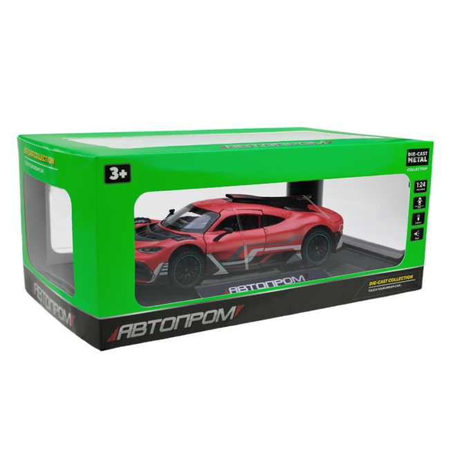 Автомодели - Автомодель Автопром Mercedes красная (AP7705/2)#5