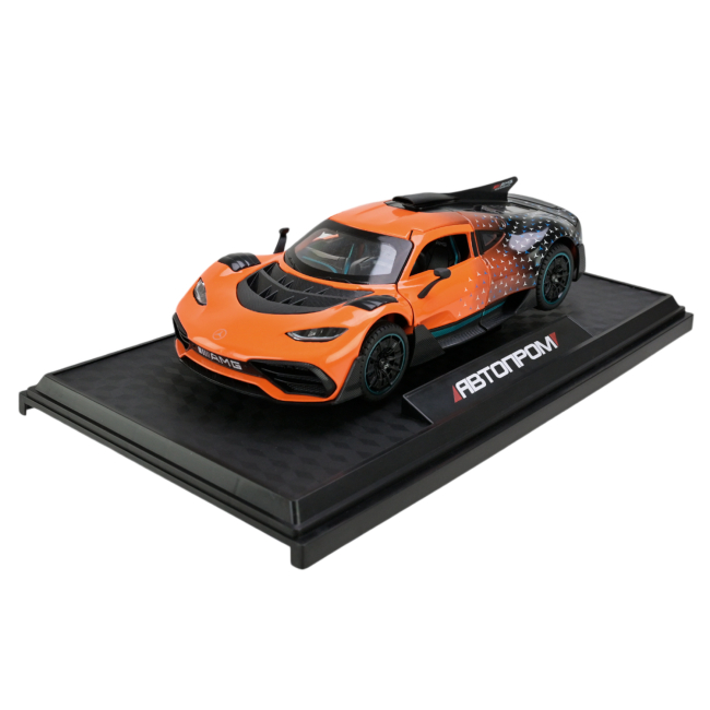 Автомодели - Автомодель Автопром Mercedes оранжевая (AP7705/3)#3