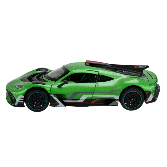 Автомодели - Автомодель Автопром Mercedes зеленая​ (AP7705/4)#2