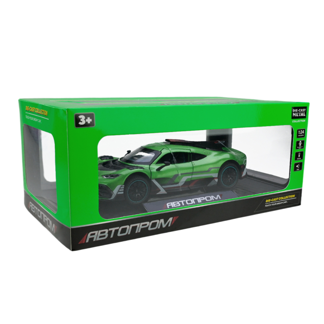Автомодели - Автомодель Автопром Mercedes зеленая​ (AP7705/4)#3
