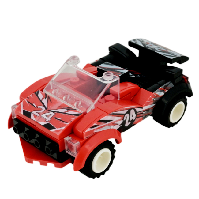 Конструкторы с уникальными деталями - Конструктор IBLOCK Kids hits Две спортивные машины 208 деталей (KH52/003)#2