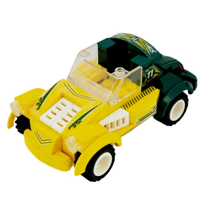 Конструкторы с уникальными деталями - Конструктор IBLOCK Kids hits Две спортивные машины 208 деталей (KH52/004)#2