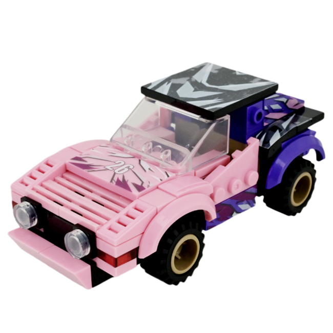 Конструктори з унікальними деталями - Конструктор IBLOCK Kids hits Дві спортивні машини 232 деталі (KH52/006)#3