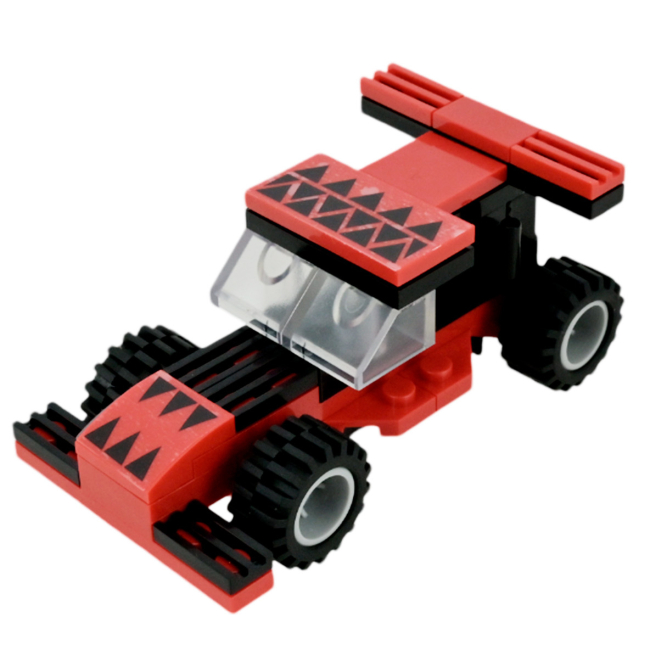 Конструкторы с уникальными деталями - Конструктор IBLOCK Kids hits Спорткар красный 47 деталей (KH52/001/3)#2