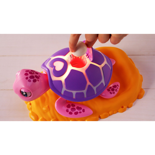 Фигурки животных - Интерактивная фигурка Silverlit Спаси черепаху розовая (88634)#7