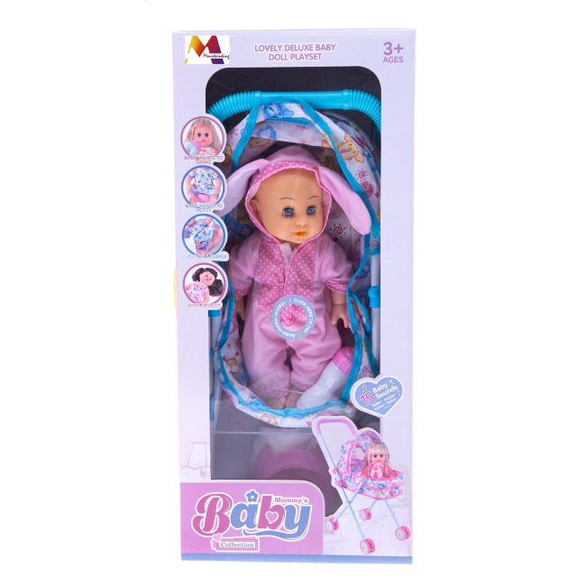 Пупсы - Пупс Mountainking с коляской (EPT1150768)#4