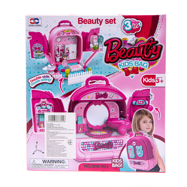 Меблі та будиночки - Ігровий набір Xiong Sheng Makeup 3 в 1 (EPT873149)#4