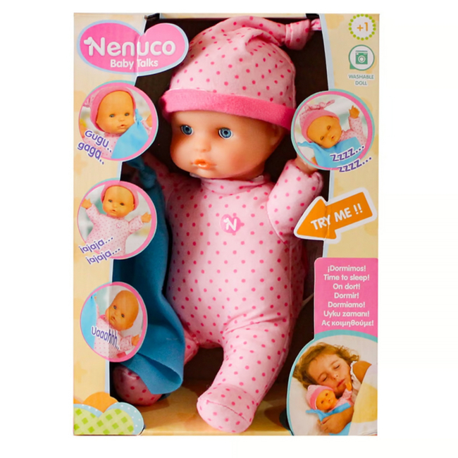 Пупсы - Пупс Nenuco со звуками и одеялом (700016280)#6