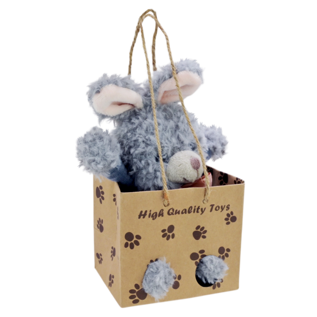 Мягкие животные - Мягкая игрушка Країна Іграшок Серый кролик (C6306/3)#3