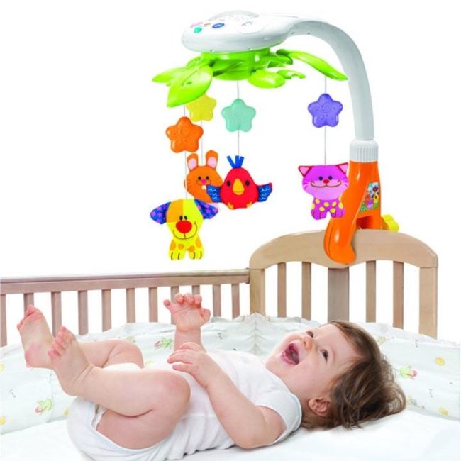 Підвіски, мобілі - Музичний мобіль WinFun Dream pets із проектором (0845-NL)#3