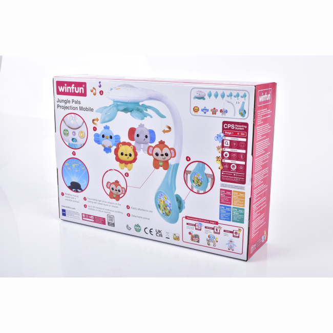 Підвіски, мобілі - Музичний мобіль WinFun Jungle pals із проектором (240101-NL)#2