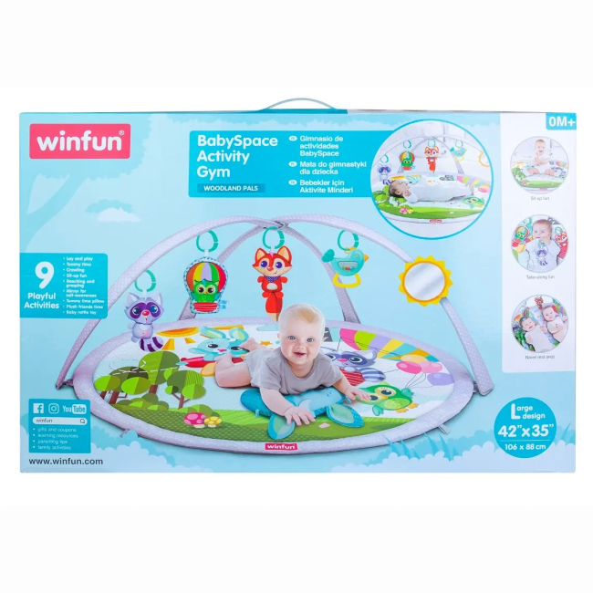 Развивающие коврики - Развивающий коврик WinFun Babyspace activity gym (710010-NI)#2