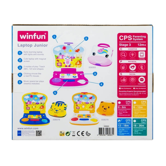 Розвивальні іграшки - Розвивальна іграшка WinFun Ноубтук Єдиноріг (8083-01)#5
