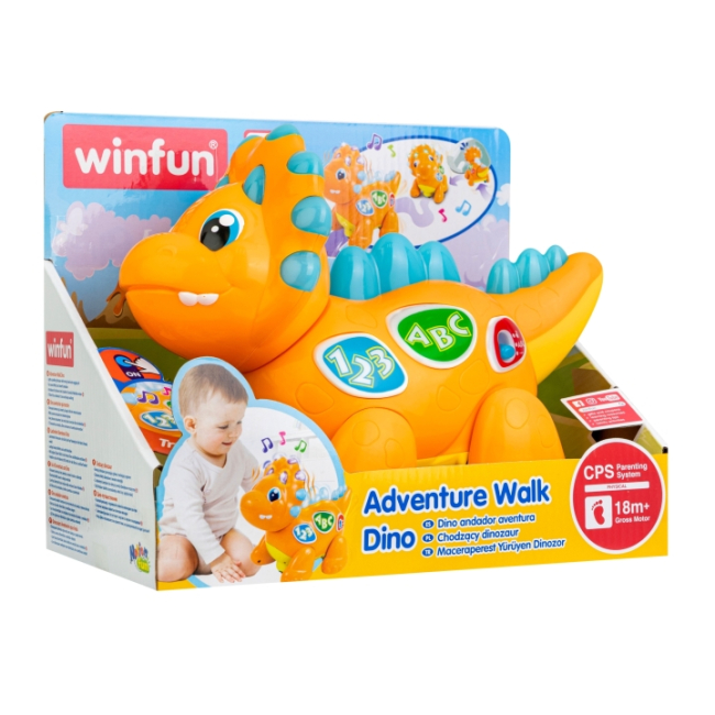 Розвивальні іграшки - Розвивальна іграшка WinFun Adventure walk Динозавр (1145-NL)#2