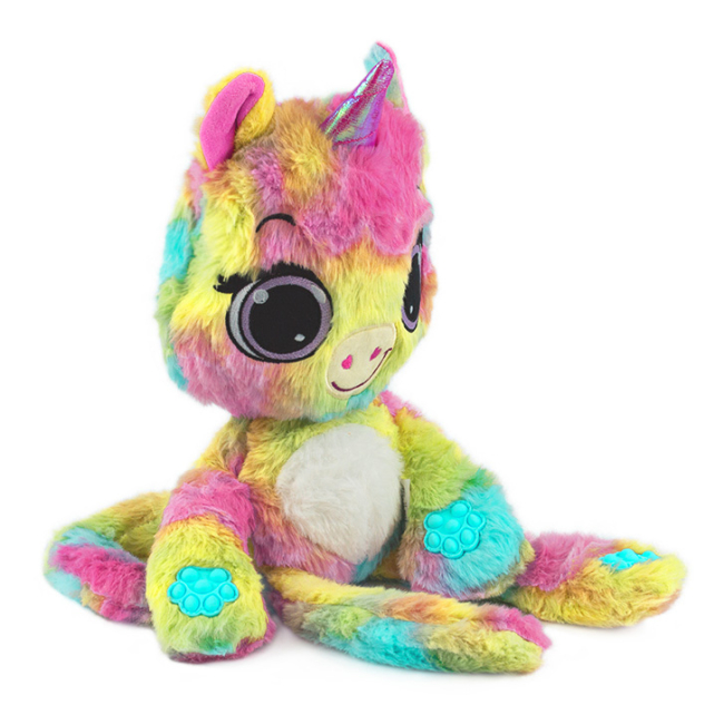 Мягкие животные - Мягкая игрушка Bubble Pops Малиновый Единорог 34 см (2312004/1)#2