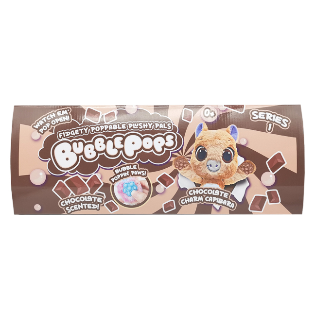 М'які тварини - М’яка іграшка Bubble Pops Шоколадна капібара 34 см (2312004/11)#4