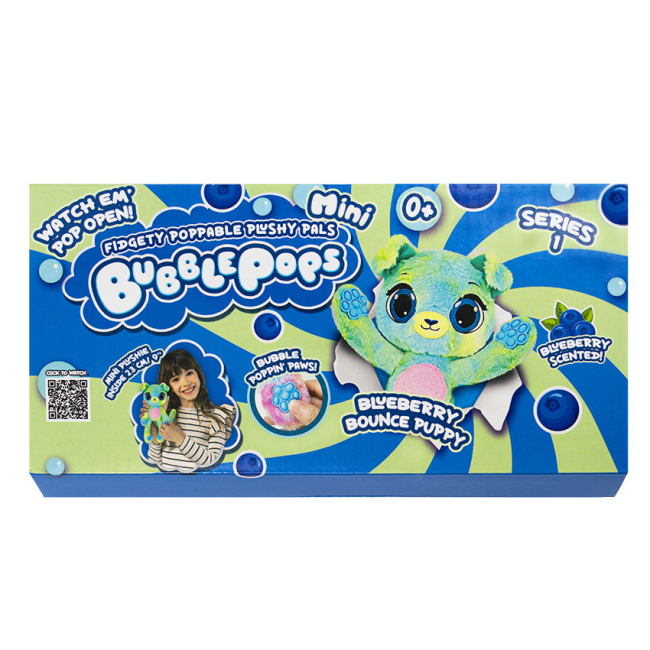 М'які тварини - М’яка іграшка Bubble Pops Чорничне цуценя 20 см (2402005/2)#4