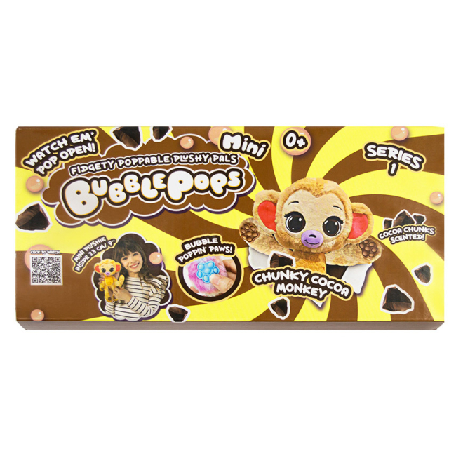 М'які тварини - М’яка іграшка Bubble Pops Шоколадна мавпа 20 см (2402005/6)#4