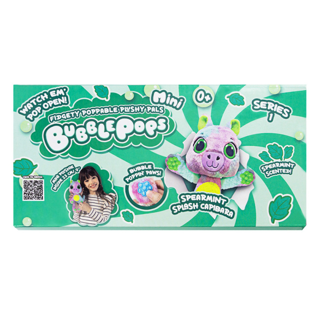 М'які тварини - М’яка іграшка Bubble Pops М'ятна капібара 20 см (2402005/7)#4