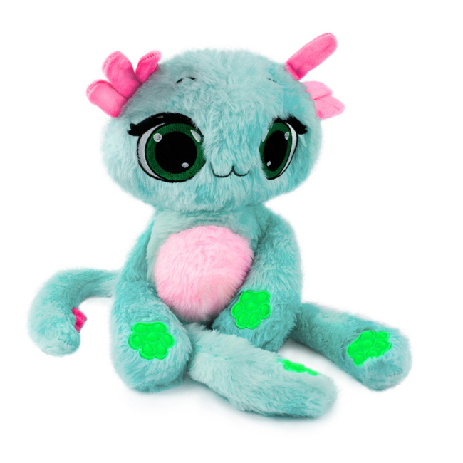 М'які тварини - М’яка іграшка Bubble Pops Кавуневий аксолотль 20 см (2402005/9)#2