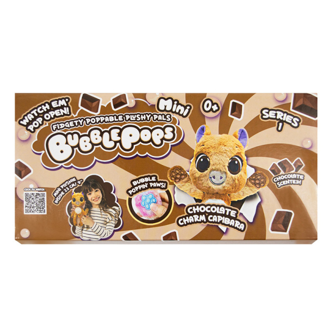 М'які тварини - М’яка іграшка Bubble Pops Шоколадна капібара 20 см (2402005/11)#4