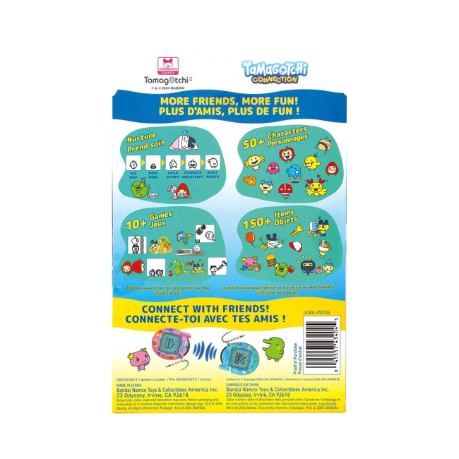 Електроніка для дітей - Тамагочі Tamagotchi Clear retro Конекшн (123884)#3