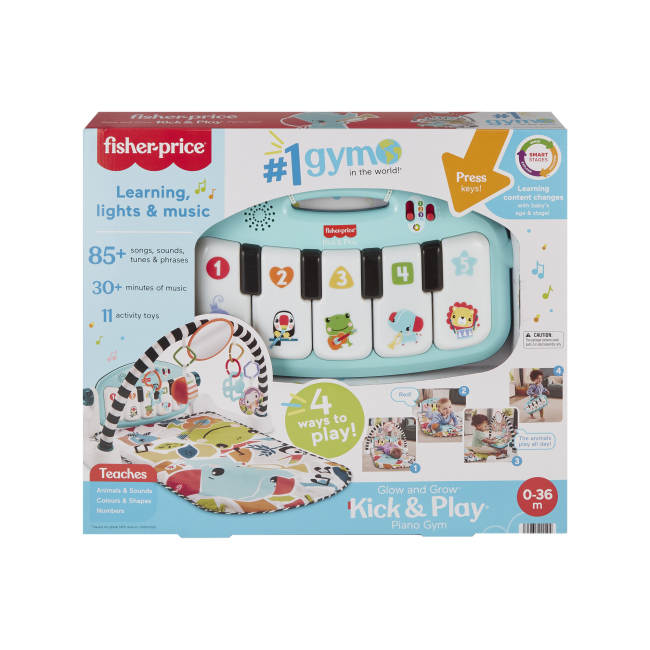 Развивающие коврики - Развивающий коврик Fisher-Price Нажимай и играй (HWY58)#4