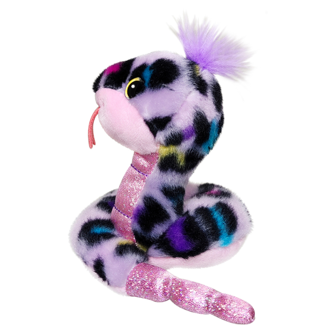 Мягкие животные - Мягкая игрушка Aurora Змея розовая 14 см (230786A)#2