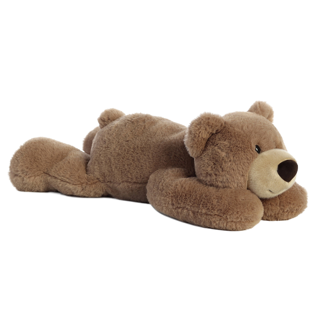 Мягкие животные - Мягкая игрушка Aurora Медведь лежачий мокко 51 см (180090B)#2