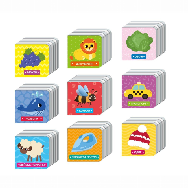 Книги для самых маленьких (0-3 года) - Книжка «Книжки-кубики. Перші слова малюка» (9786170982063)#2