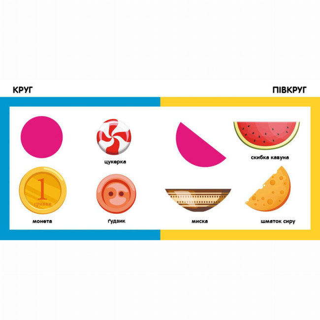 Книги для самых маленьких (0-3 года) - Книжка «Форми та фігури»  (9789667503000)#2