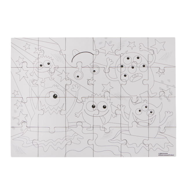 Товары для рисования - Набор для разрисовывания Crayola Пазл Монстры (15919-A)#2