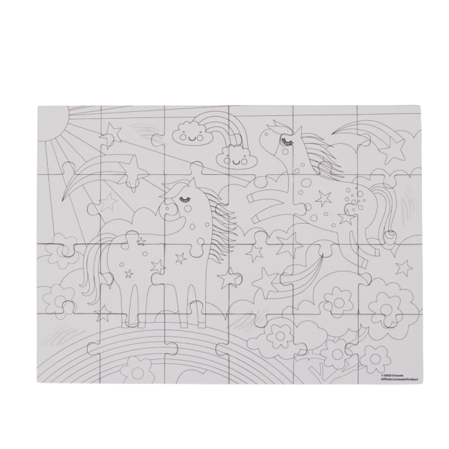 Товары для рисования - Набор для разрисовывания Crayola Пазл Пони-клуб (15919-B)#2