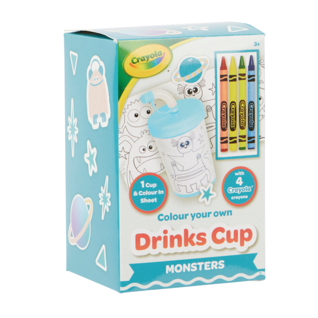 Товари для малювання - Набір для розмальовування Crayola Стаканчик Монстри (15765-A)#2