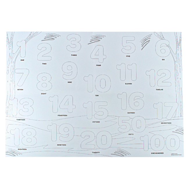 Товари для малювання - Розмальовка Crayola Навчальні плакати Джунглі (15756)#2