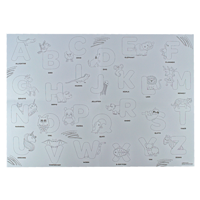 Товари для малювання - Розмальовка Crayola Навчальні плакати Джунглі (15756)#3