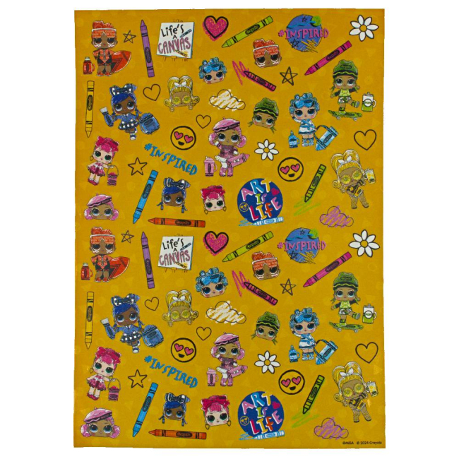 Набори для творчості - Набір наліпок Crayola Мега (35058)#2