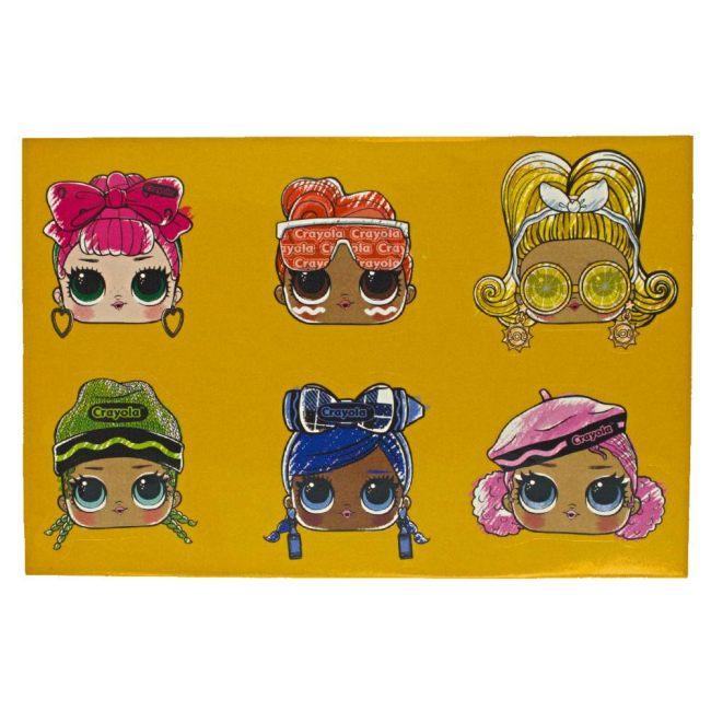 Набори для творчості - Набір наліпок Crayola Мега (35058)#3