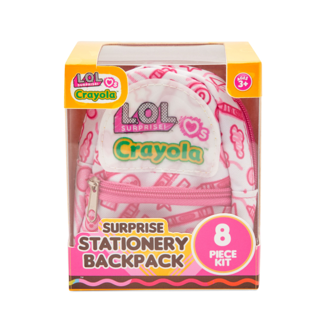 Товари для малювання - Набір для творчості Crayola Міні-рюкзак рожевий (35054-C)#2